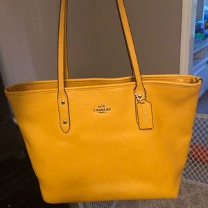 Coach Purse mustard
